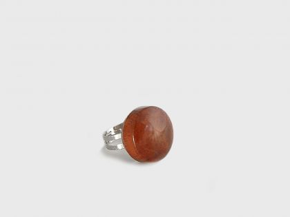 Amboyna burl ring