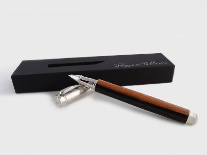 Duke rollerball pen in macassar ebony