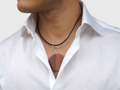 Mars planet necklace