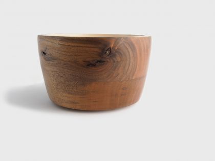 walnut bowl and lacquer