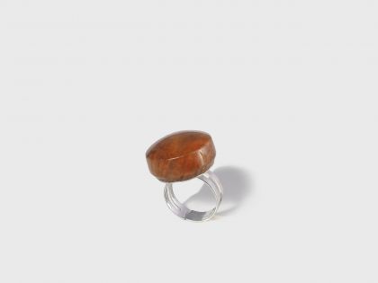 Amboyna burl ring