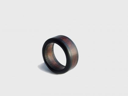 Anello ebano snakewood