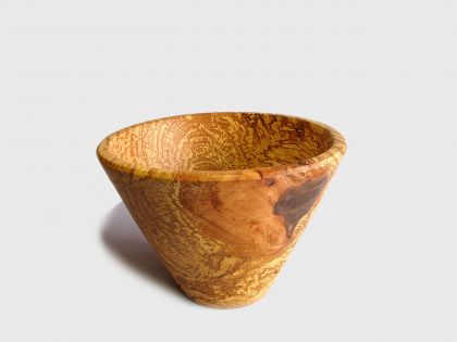 spalted conical bowl