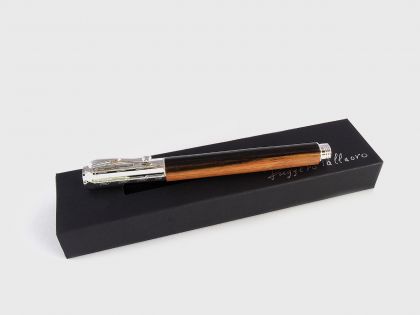 Duke rollerball pen in macassar ebony