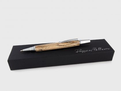 Arrow ballpoint pen in spalted birch