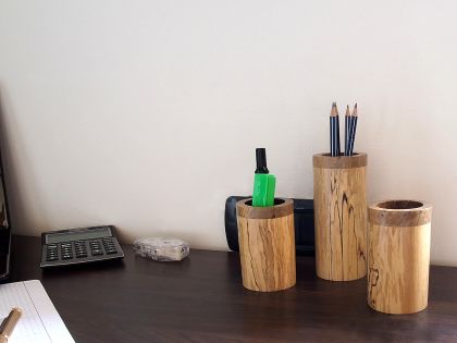 Wood Pen holder