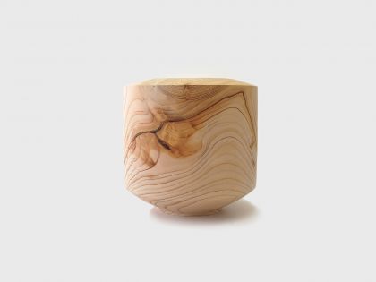 Vaso cedro geometrico