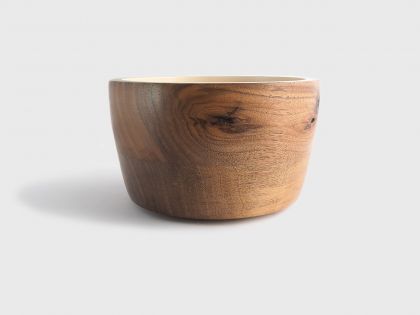 walnut bowl and lacquer